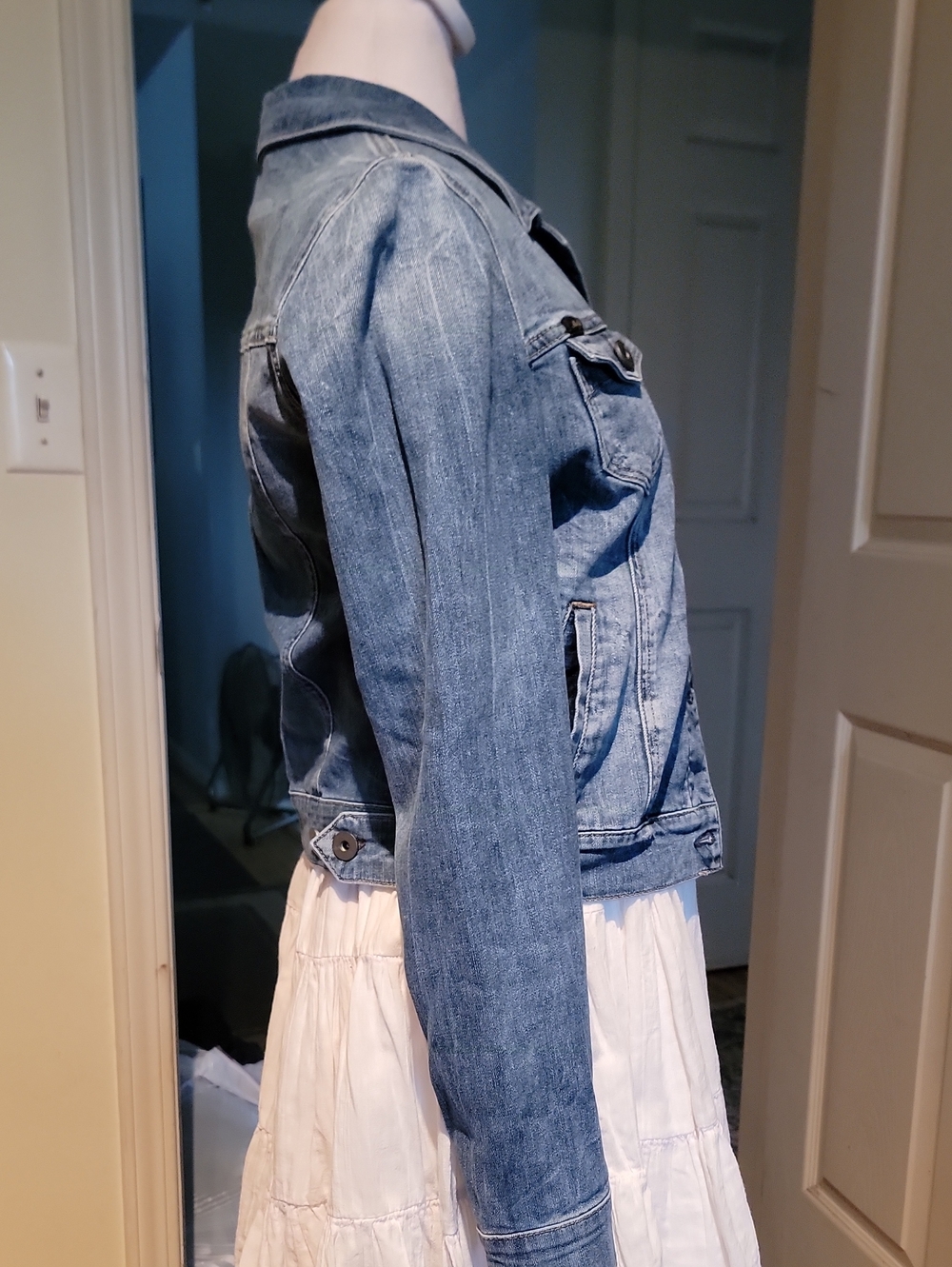 Mavi Gold Women's Light Blue Denim Jacket - Picture 6 of 10